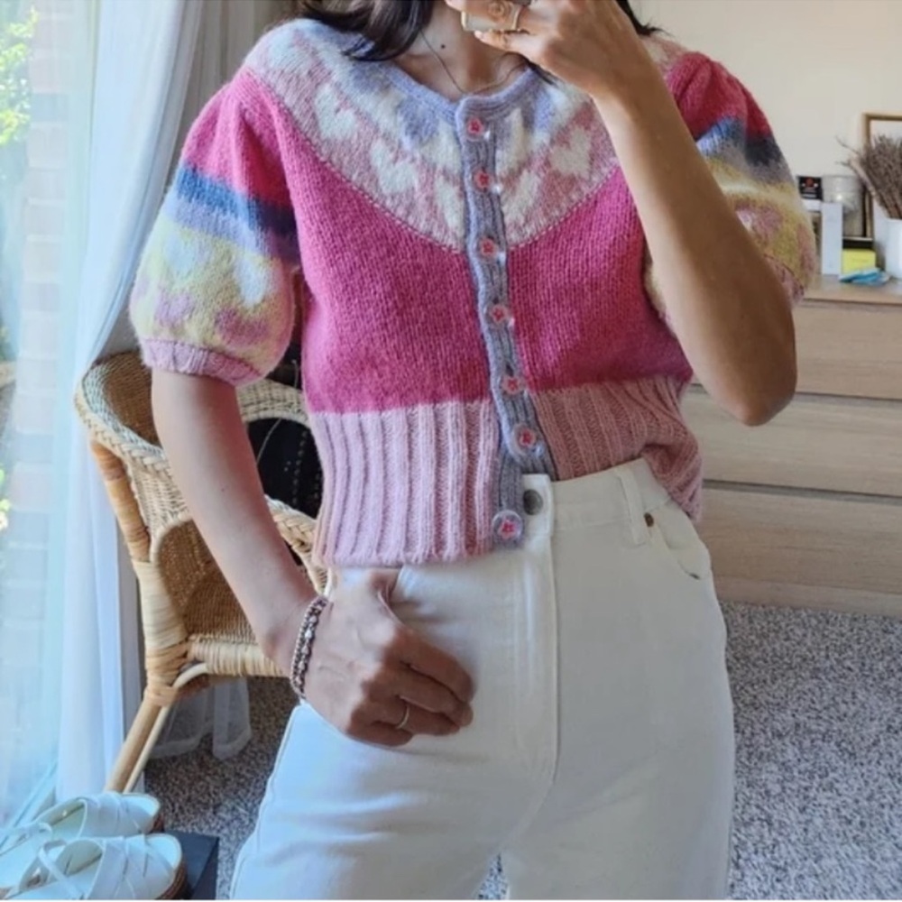 LoveShackFancy trinity crop cardigan